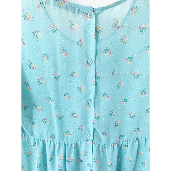 Chloe K Sheer Floral Blouse - Picture 6 of 8